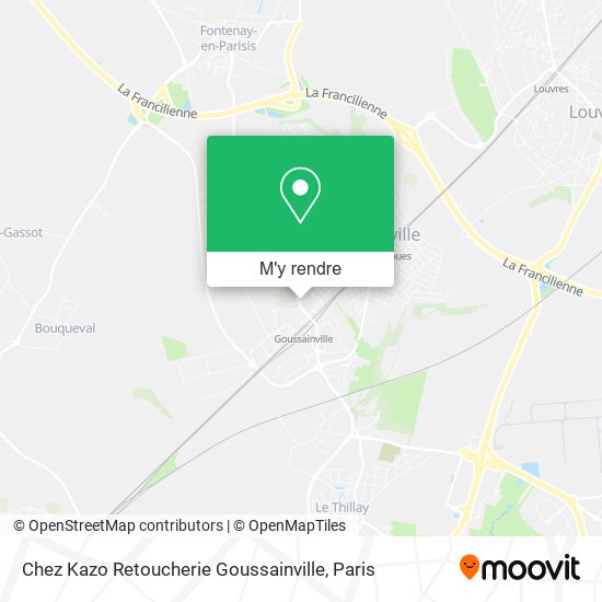 Chez Kazo Retoucherie Goussainville plan