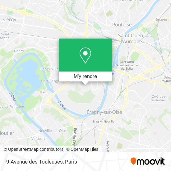 9 Avenue des Touleuses plan