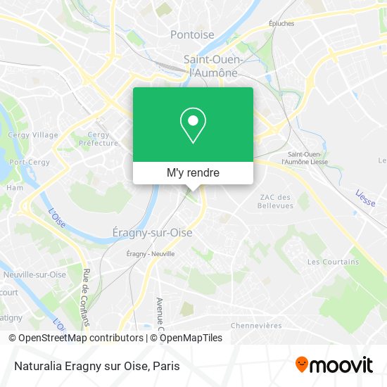 Naturalia Eragny sur Oise plan