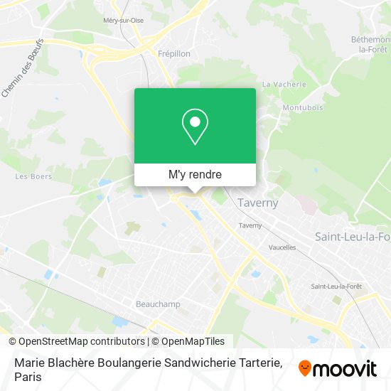 Marie Blachère Boulangerie Sandwicherie Tarterie plan