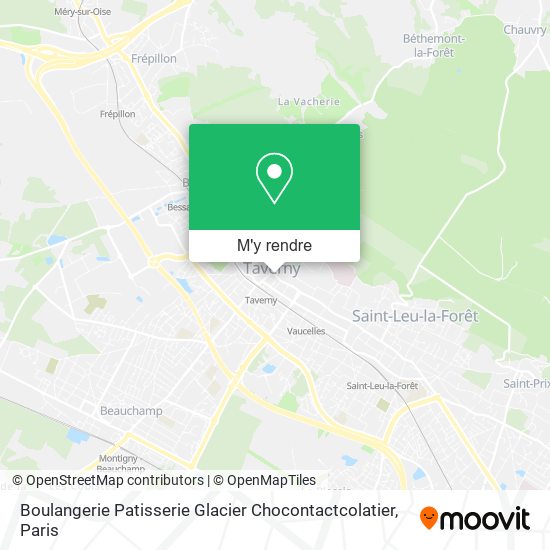 Boulangerie Patisserie Glacier Chocontactcolatier plan