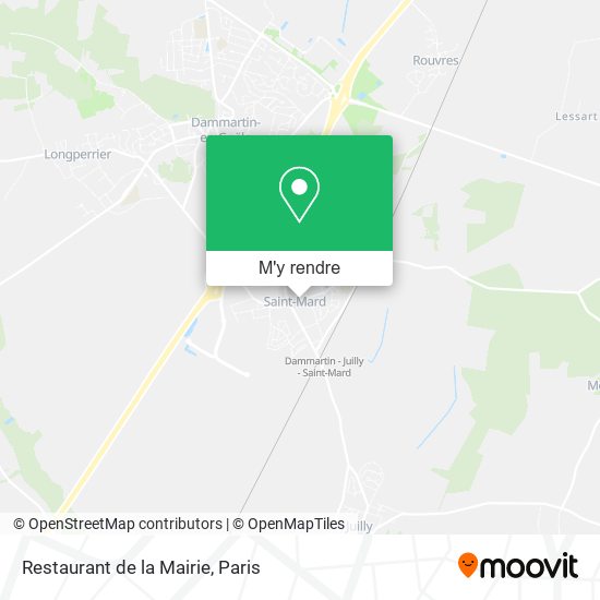Restaurant de la Mairie plan