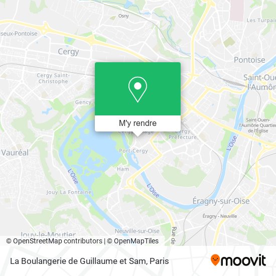 La Boulangerie de Guillaume et Sam plan