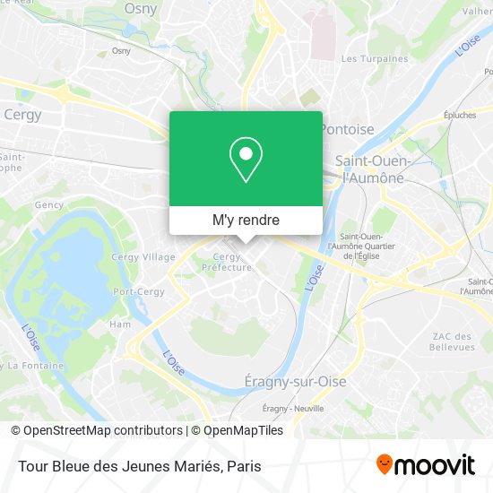 Tour Bleue des Jeunes Mariés plan