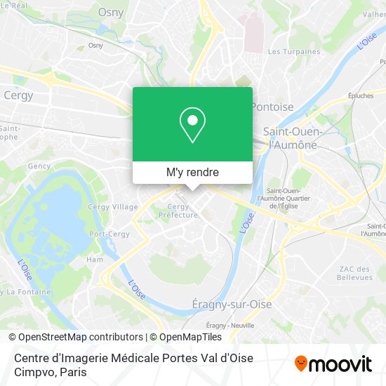 Centre d'Imagerie Médicale Portes Val d'Oise Cimpvo plan