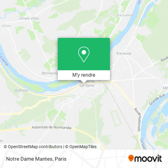 Notre Dame Mantes plan