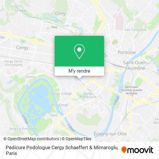 Pédicure Podologue Cergy Schaeffert & Mimaroglu plan