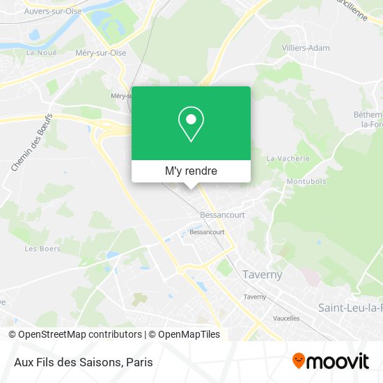 Aux Fils des Saisons plan