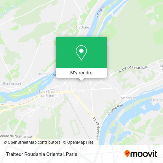 Traiteur Roudania Oriental plan