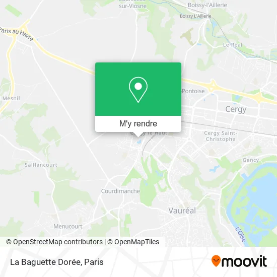 La Baguette Dorée plan