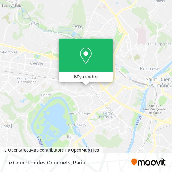 Le Comptoir des Gourmets plan