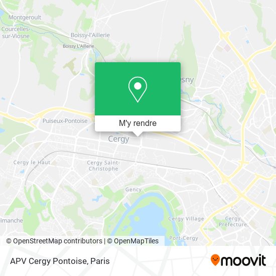 APV Cergy Pontoise plan