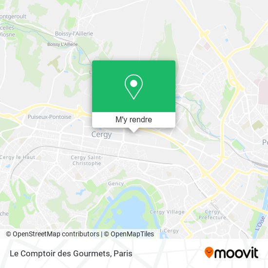 Le Comptoir des Gourmets plan