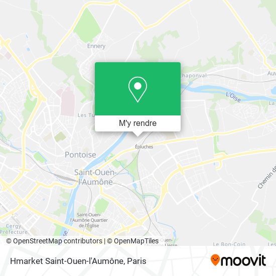 Hmarket Saint-Ouen-l'Aumône plan