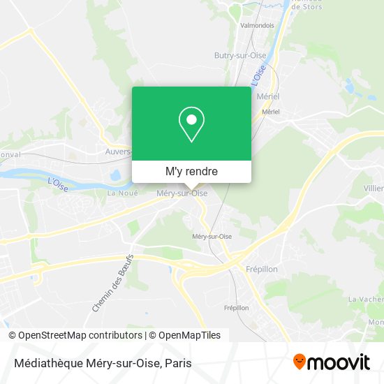 Médiathèque Méry-sur-Oise plan