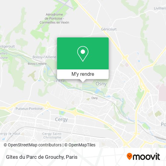 Gîtes du Parc de Grouchy plan