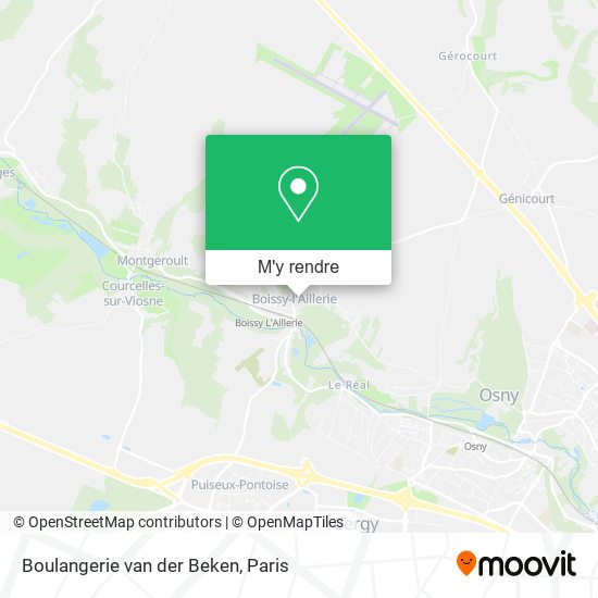 Boulangerie van der Beken plan