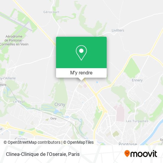 Clinea-Clinique de l'Oseraie plan