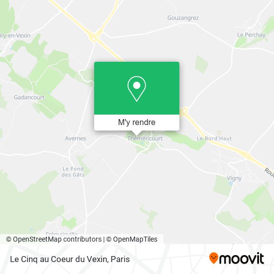 Le Cinq au Coeur du Vexin plan