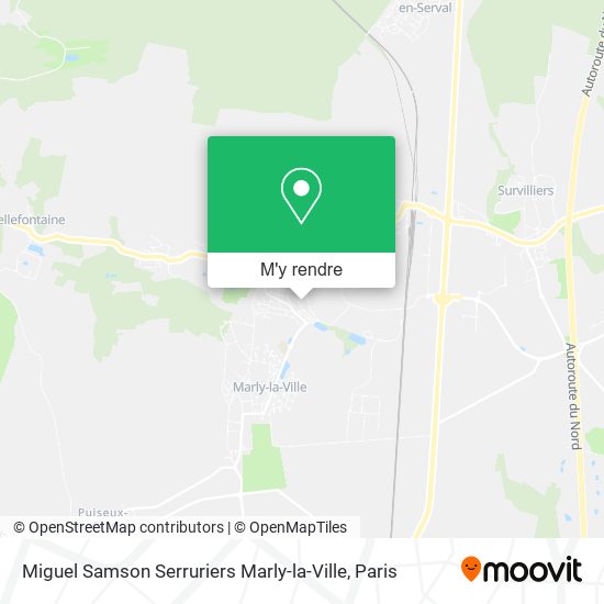 Miguel Samson Serruriers Marly-la-Ville plan