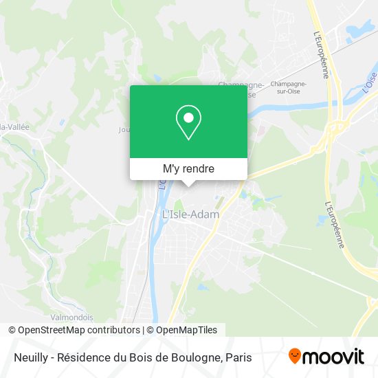 Neuilly - Résidence du Bois de Boulogne plan