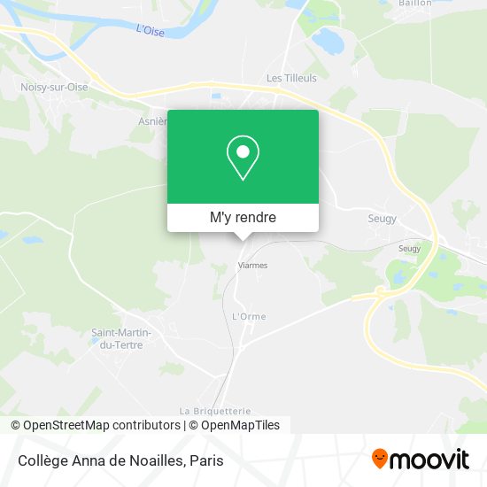 Collège Anna de Noailles plan