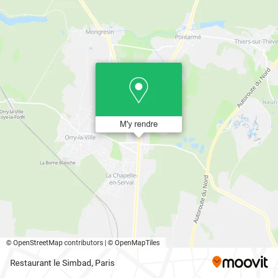 Restaurant le Simbad plan