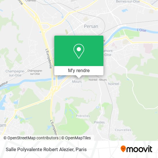Salle Polyvalente Robert Alezier plan