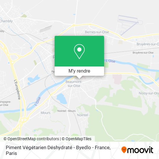 Piment Végétarien Déshydraté - Byedlo - France plan