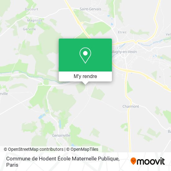 Commune de Hodent École Maternelle Publique plan