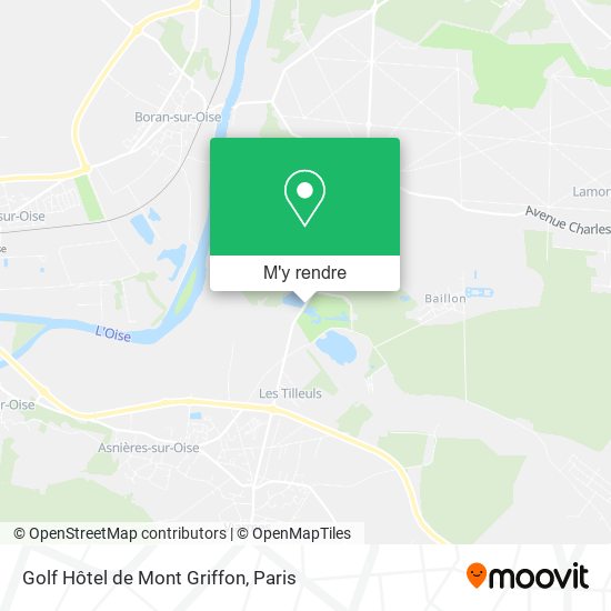 Golf Hôtel de Mont Griffon plan