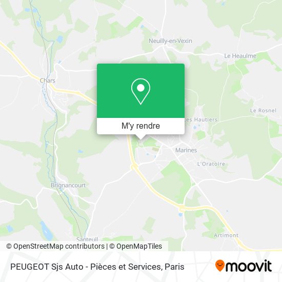 PEUGEOT Sjs Auto - Pièces et Services plan