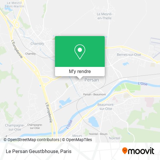 Le Persan Geustbhouse plan