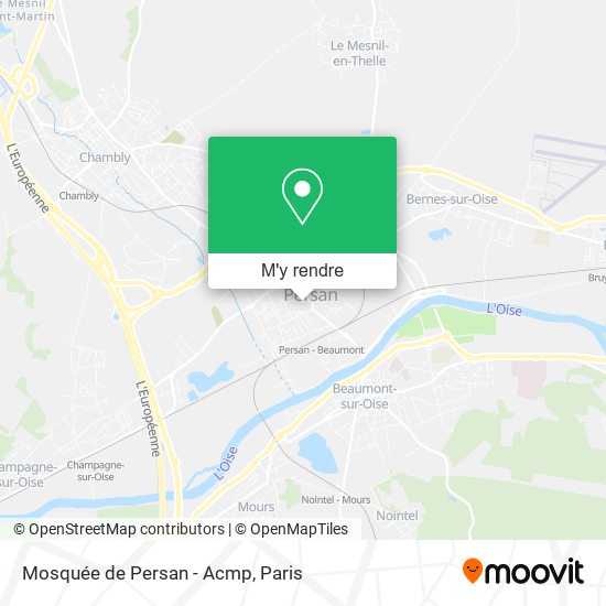 Mosquée de Persan - Acmp plan