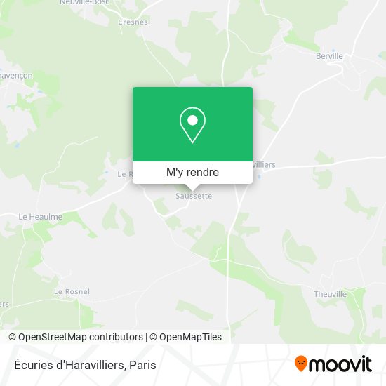 Écuries d'Haravilliers plan