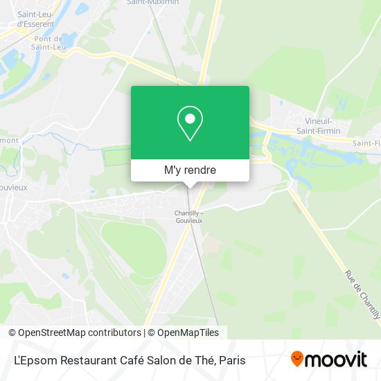 L'Epsom Restaurant Café Salon de Thé plan