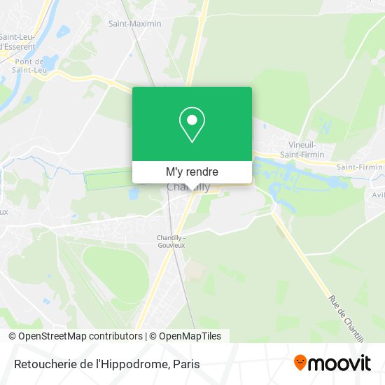 Retoucherie de l'Hippodrome plan