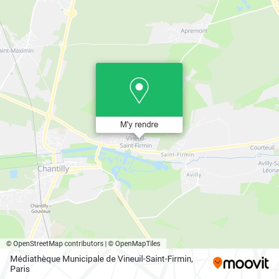 Médiathèque Municipale de Vineuil-Saint-Firmin plan