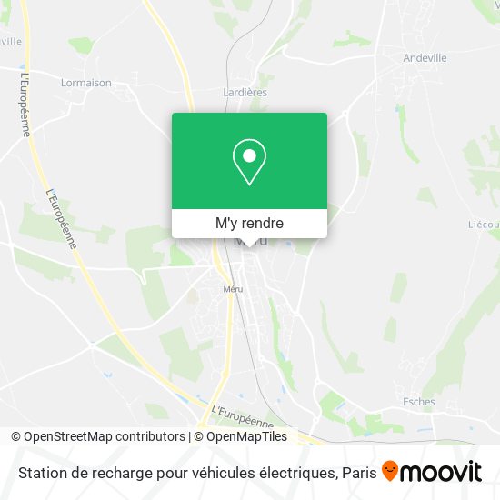 Station de recharge pour véhicules électriques plan