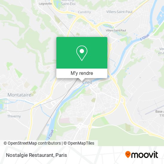 Nostalgie Restaurant plan