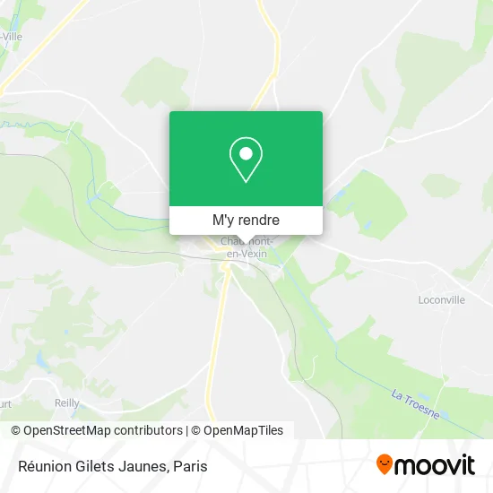 Réunion Gilets Jaunes plan