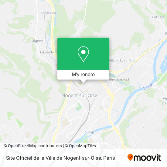 Site Officiel de la Ville de Nogent-sur-Oise plan