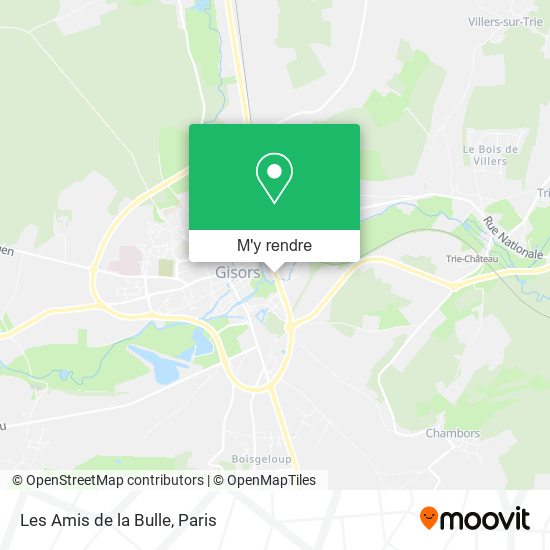 Les Amis de la Bulle plan