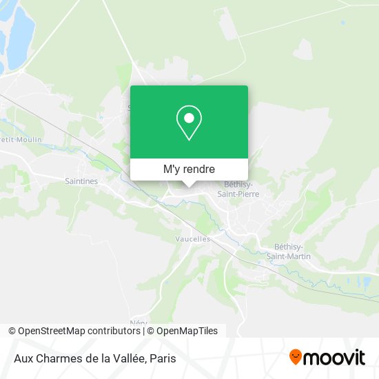 Aux Charmes de la Vallée plan