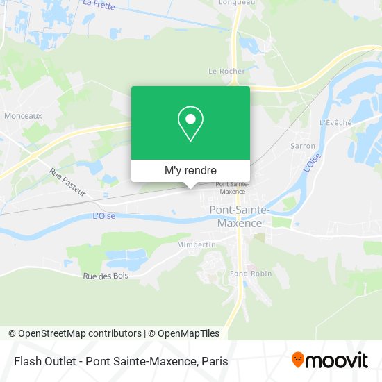 Flash Outlet - Pont Sainte-Maxence plan