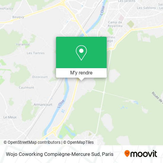 Wojo Coworking Compiègne-Mercure Sud plan
