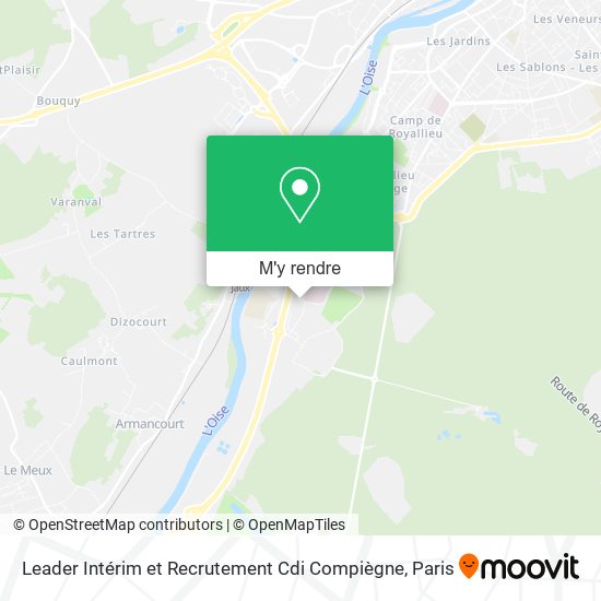 Leader Intérim et Recrutement Cdi Compiègne plan