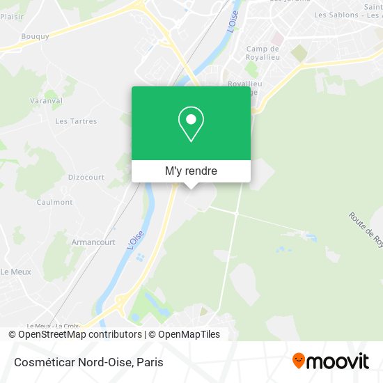 Cosméticar Nord-Oise plan
