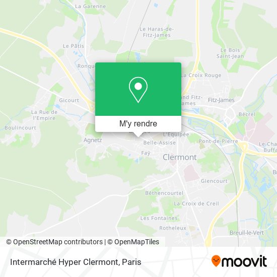 Intermarché Hyper Clermont plan