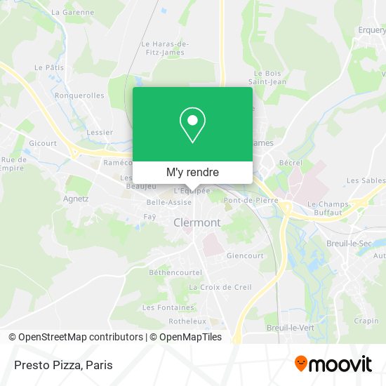 Presto Pizza plan